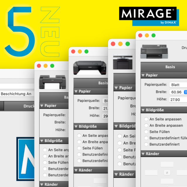 Mirage 2025 - Ultimate Edition für alle Drucker, die von Mirage unterstützt werden.